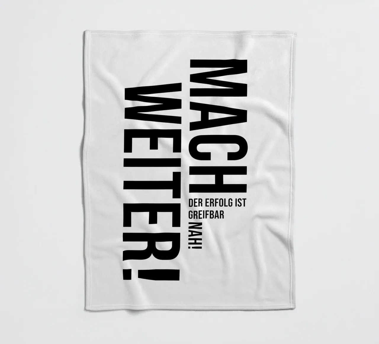 Continue Fleecedecke von YV TYPOGRAPHY