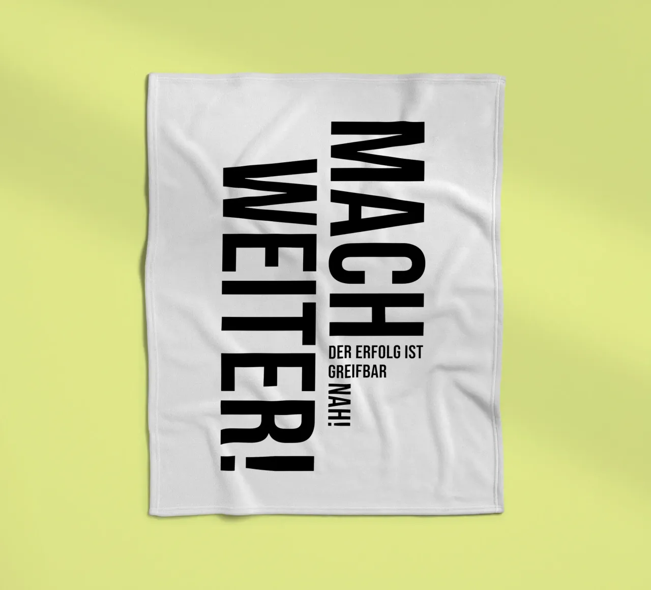 Continue Fleecedecke von YV TYPOGRAPHY