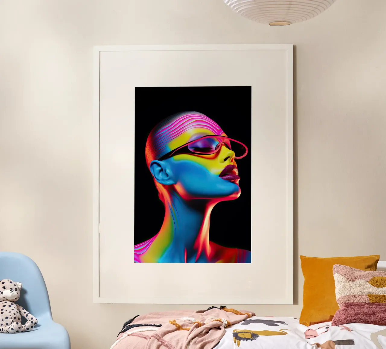 Arte da parete di Imagine poster con telaio in alluminio da Imagine