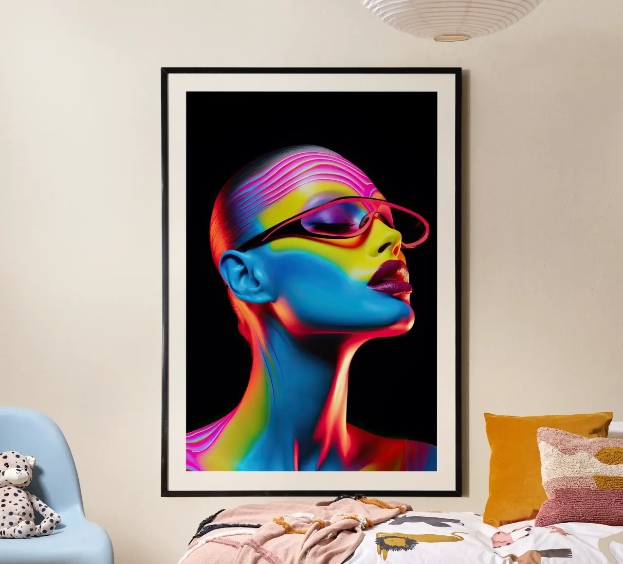 Arte da parete di Imagine poster con telaio in alluminio da Imagine