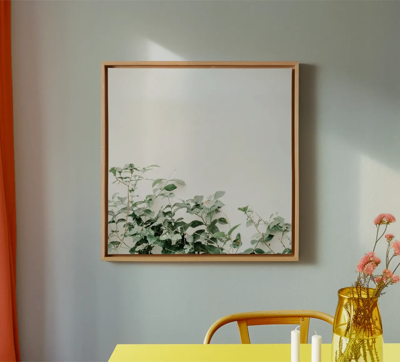 Quiete rustica tela con Cornice a cassetta da PhotoVibe Decor