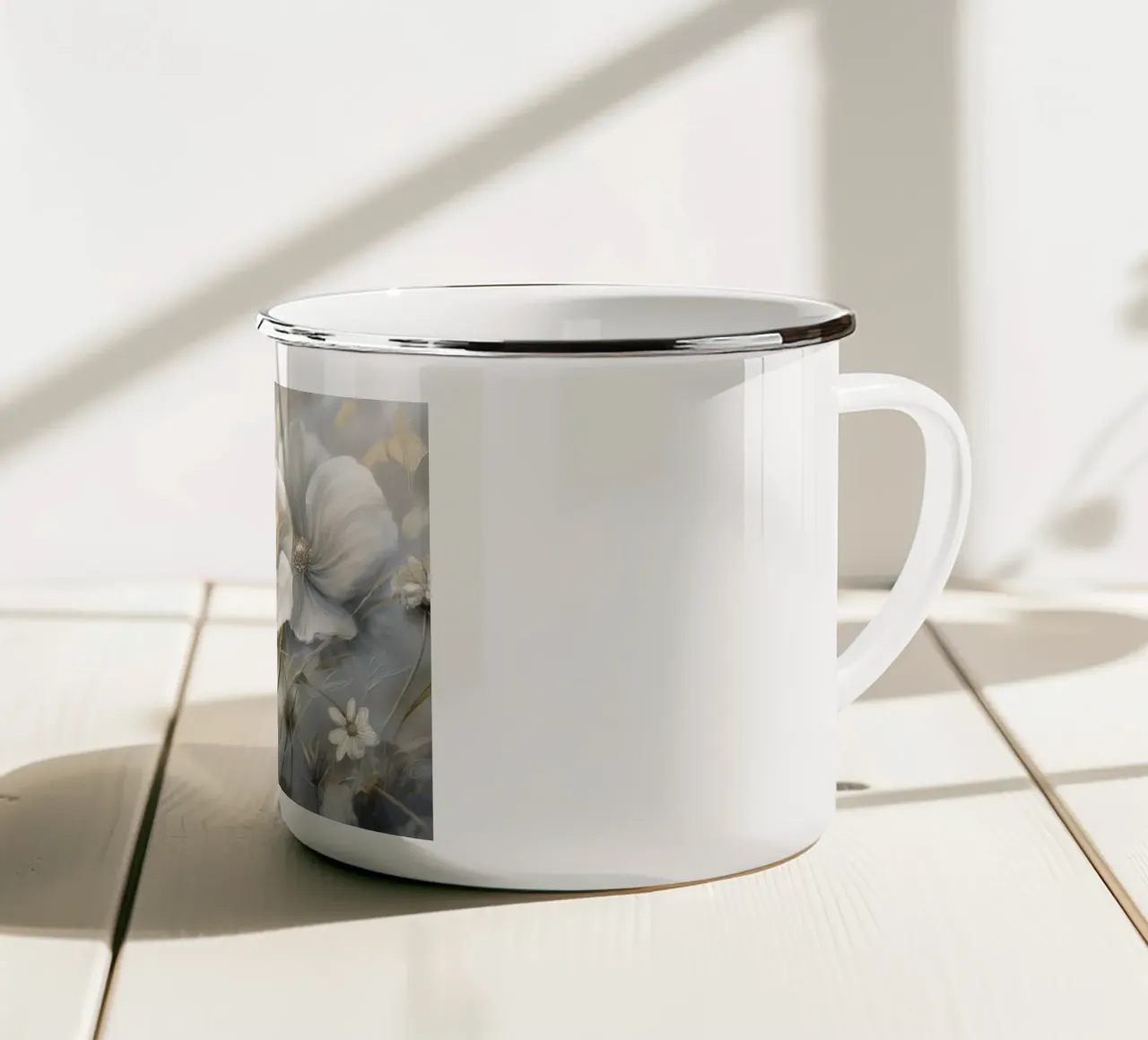 Arte da parete di Imagine tazza in smalto da Imagine