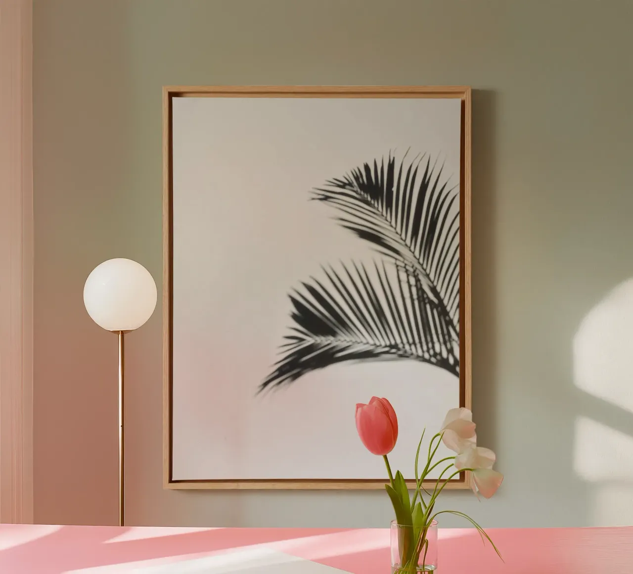 Quiete rustica tela con Cornice a cassetta da PhotoVibe Decor