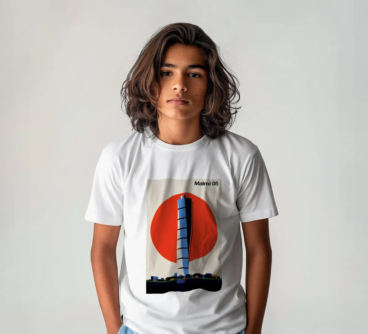 Malmo 05 t-shirt bambini da Bo Lundberg