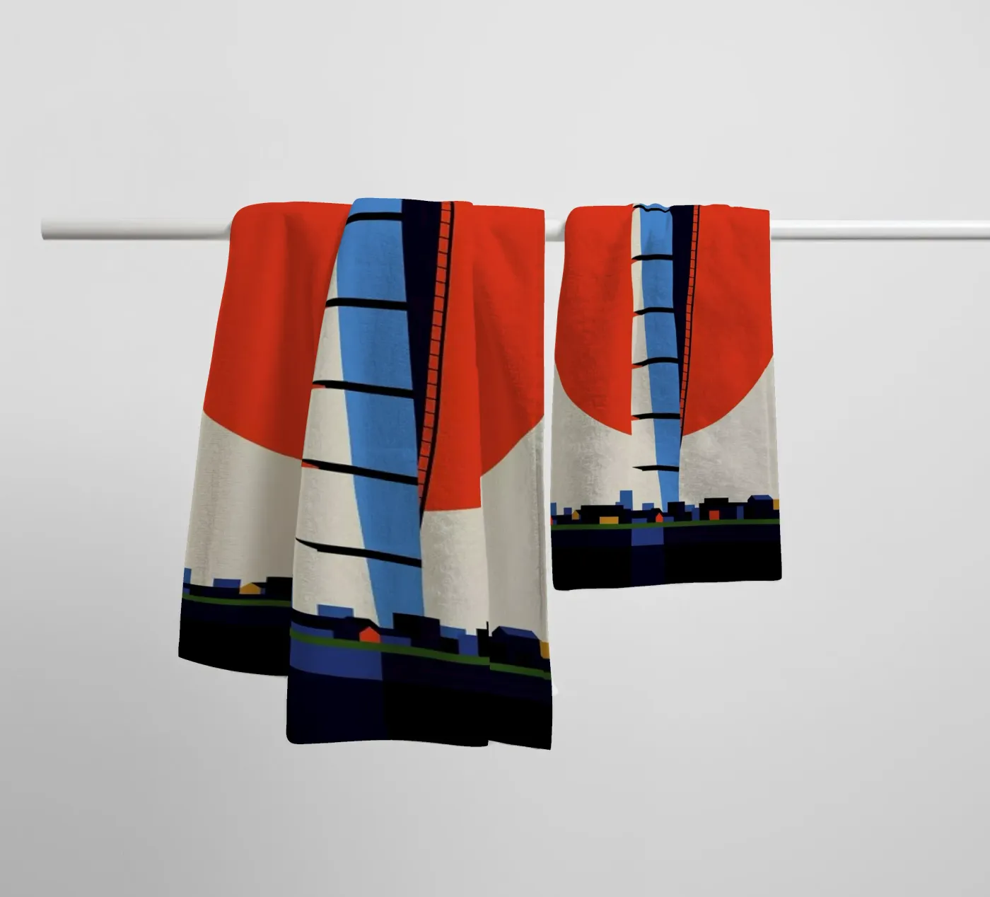 Malmo 05 towel by Bo Lundberg
