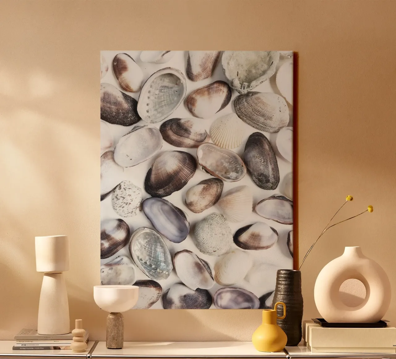 Quiete rustica tela con Cornice a cassetta da PhotoVibe Decor