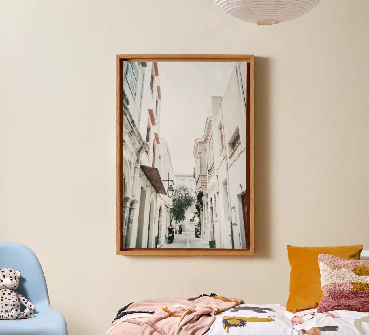 Quiete rustica tela con Cornice a cassetta da PhotoVibe Decor