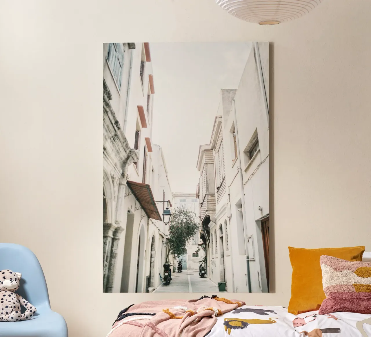 Quiete rustica tela con Cornice a cassetta da PhotoVibe Decor