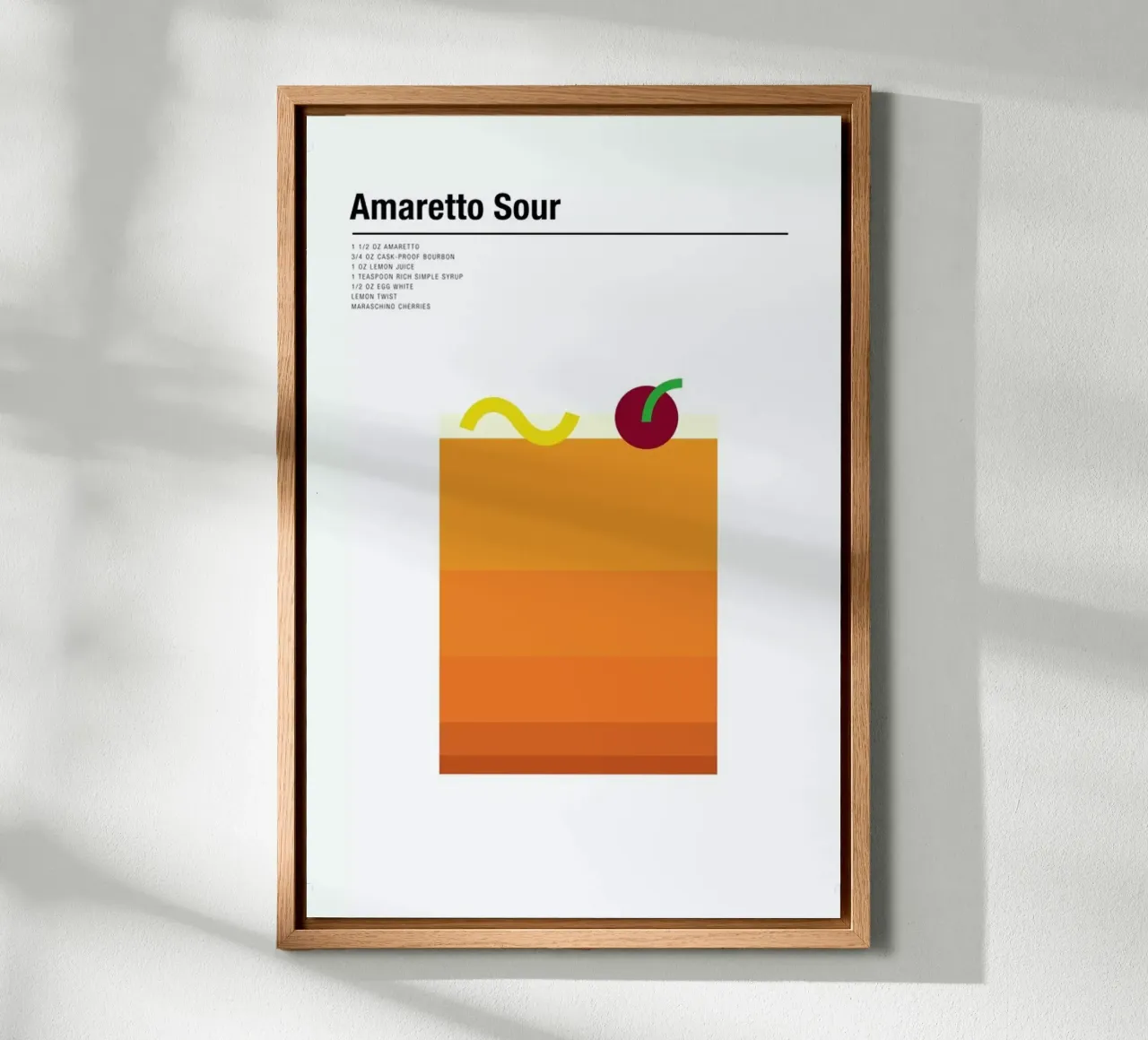 Amaretto Sour alluminio dibond da Nick Barclay