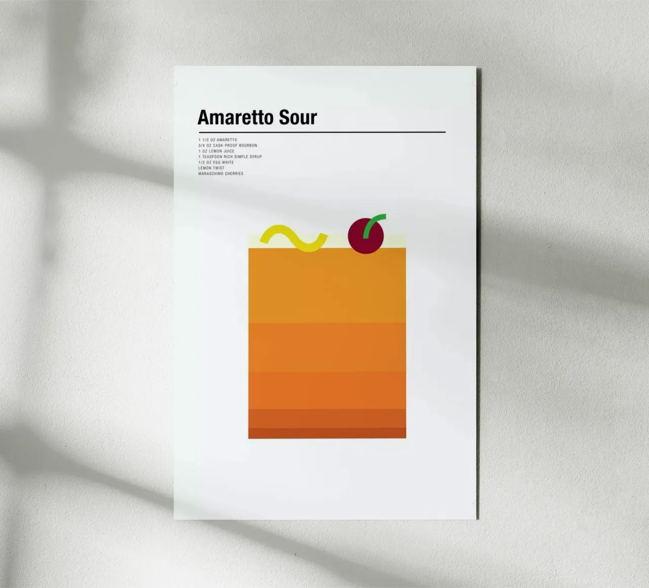 Amaretto Sour alluminio dibond da Nick Barclay