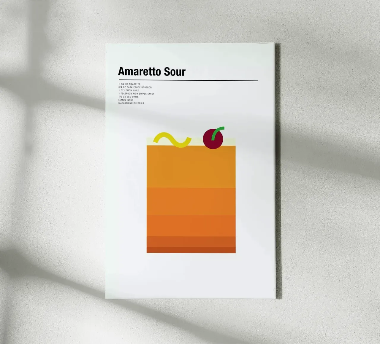Amaretto Sour tela con Cornice a cassetta da Nick Barclay