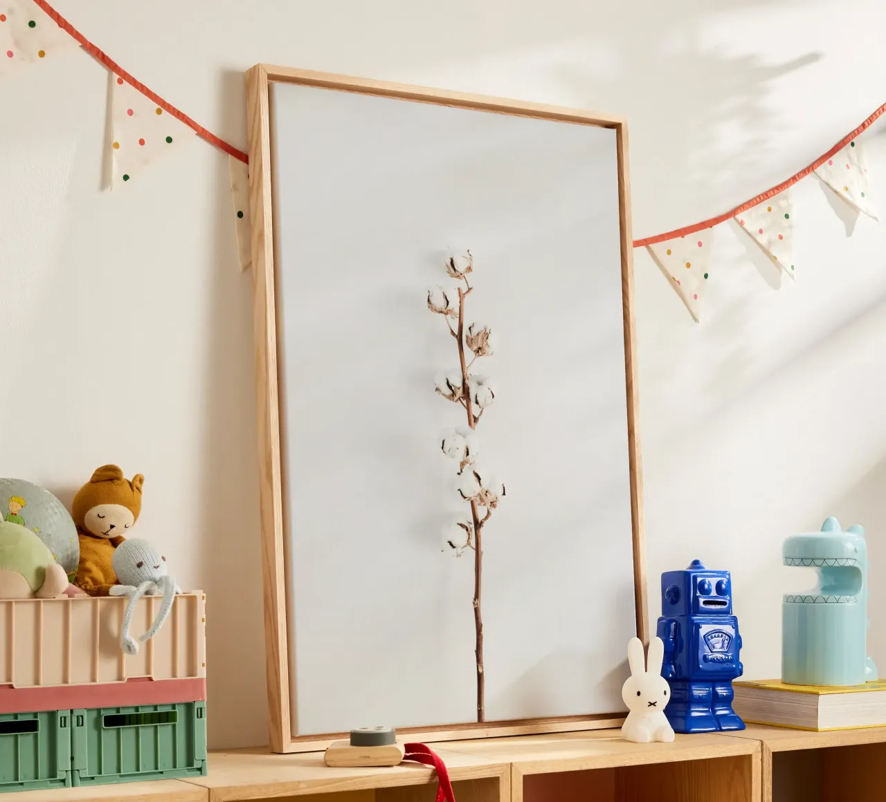 Quiete rustica tela con Cornice a cassetta da PhotoVibe Decor