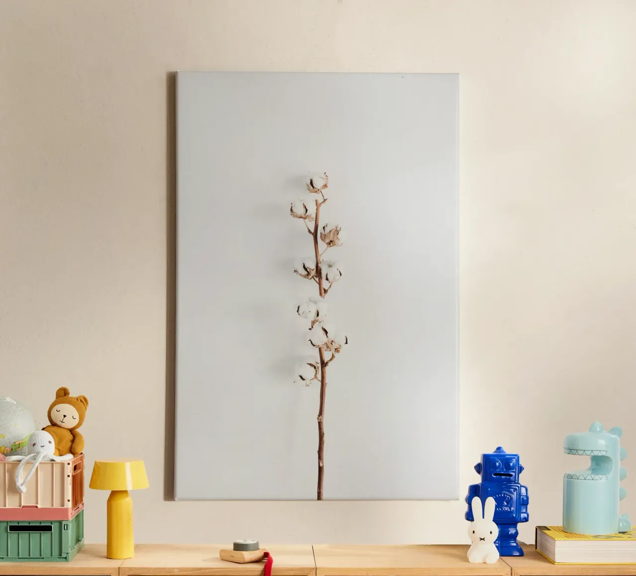 Quiete rustica tela con Cornice a cassetta da PhotoVibe Decor