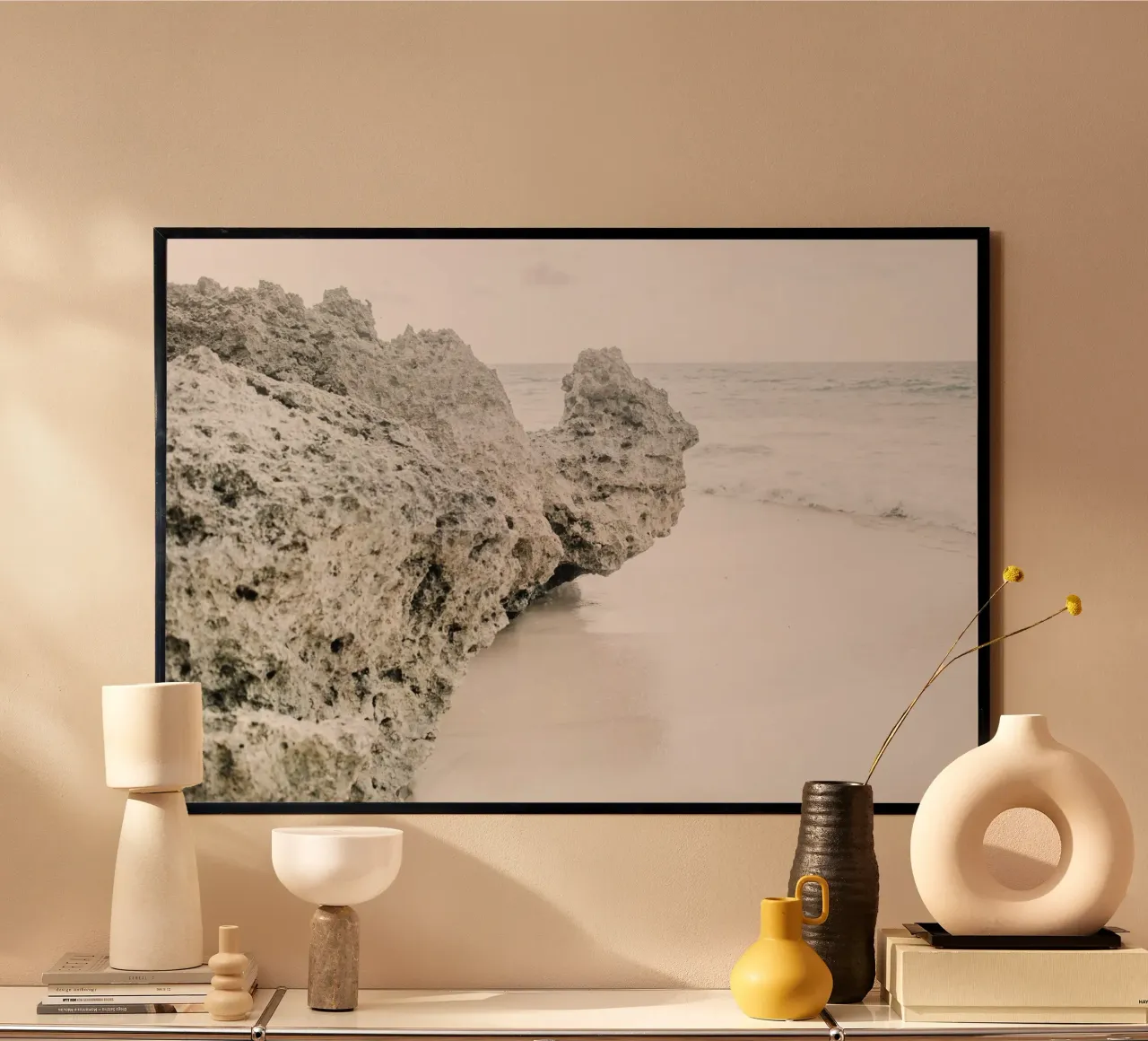 Quiete rustica poster con telaio in plastica da PhotoVibe Decor