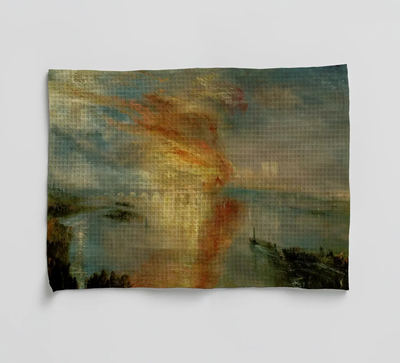Turner - The Burning Of The Houses Of Lords And Commons canovaccio da cucina da Vintage by JUNIQE