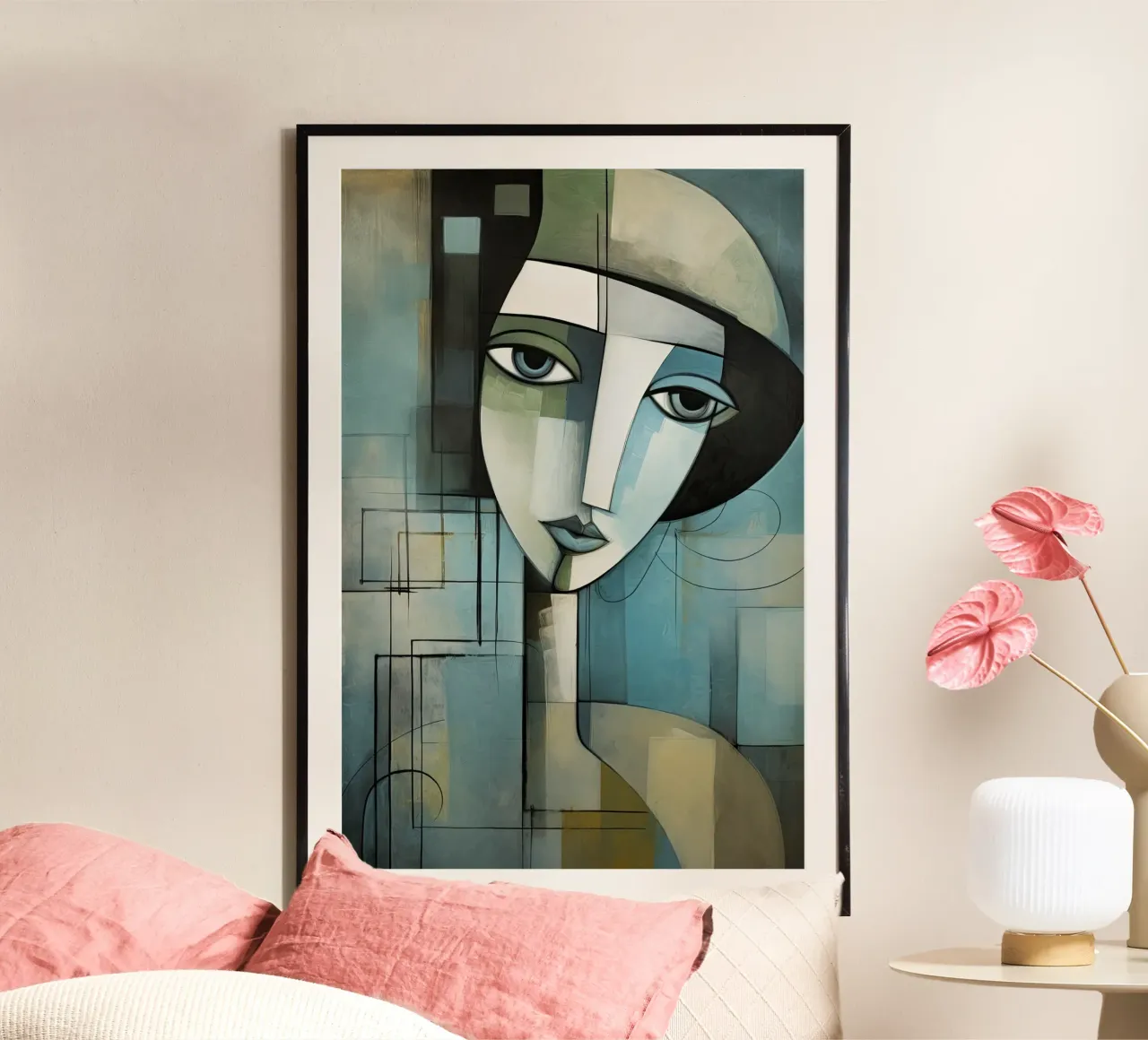 Arte da parete di Imagine poster con telaio in legno da Imagine