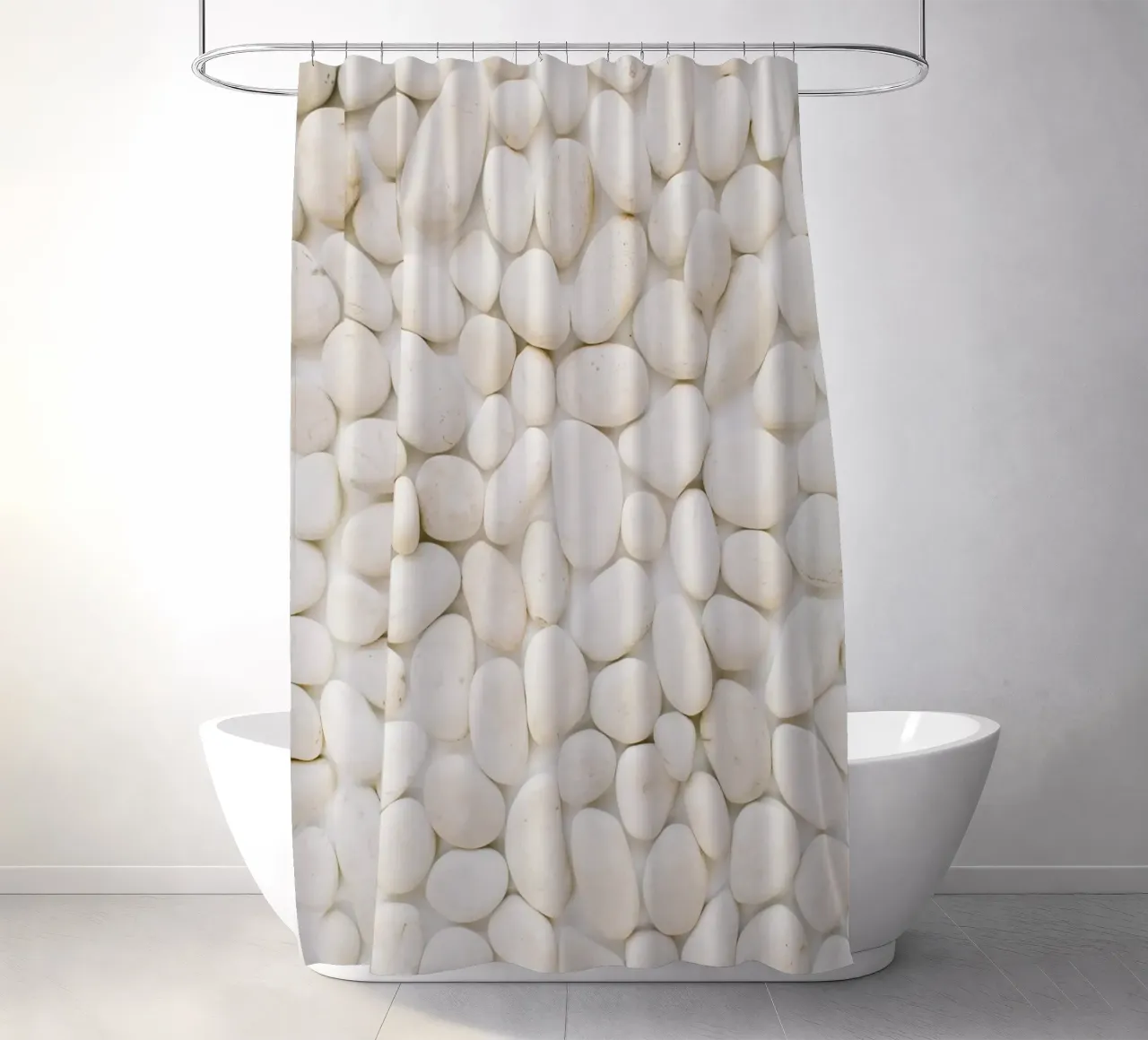 Quiete rustica tenda da doccia da PhotoVibe Decor