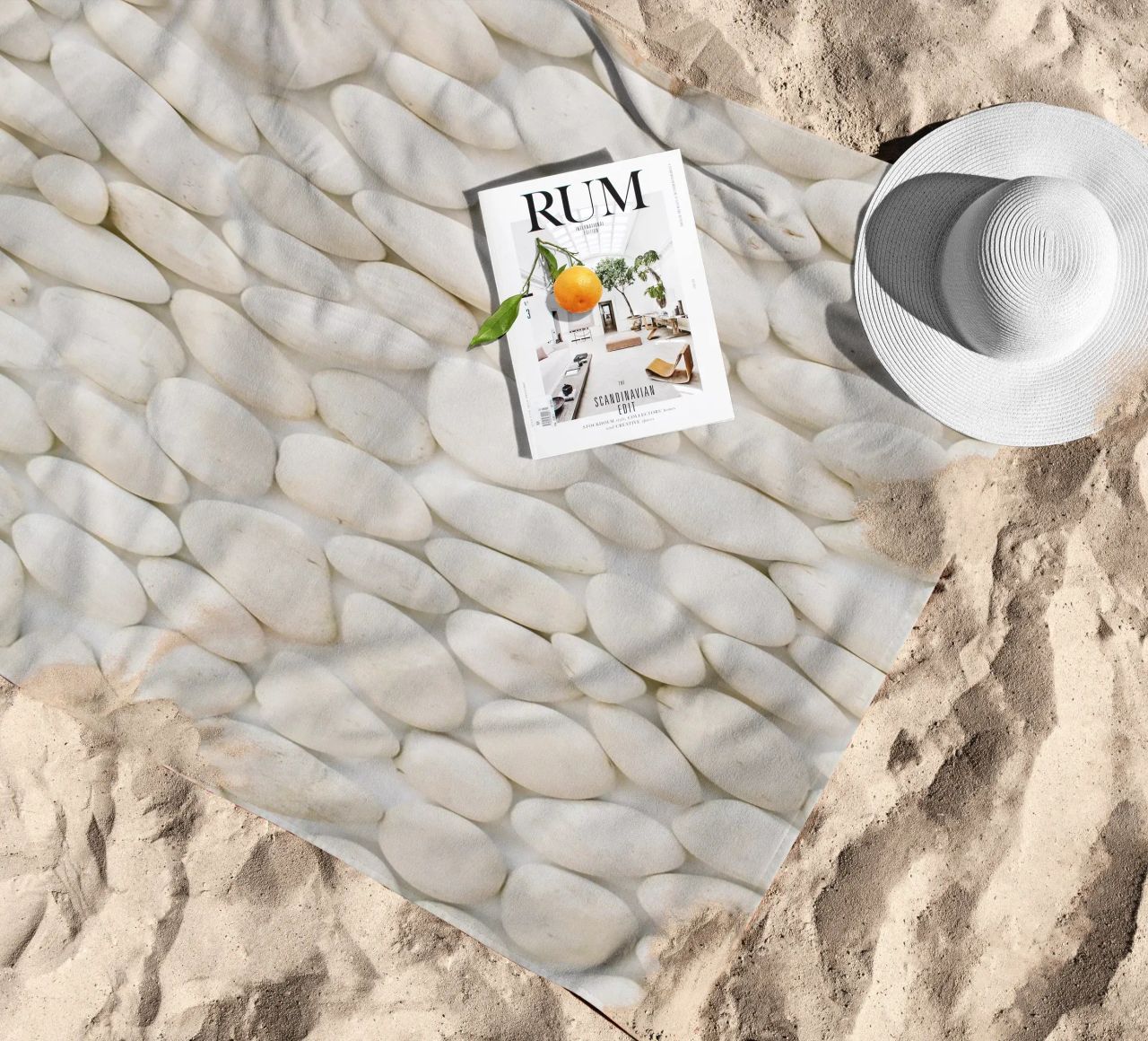 Quiete rustica telo mare da PhotoVibe Decor