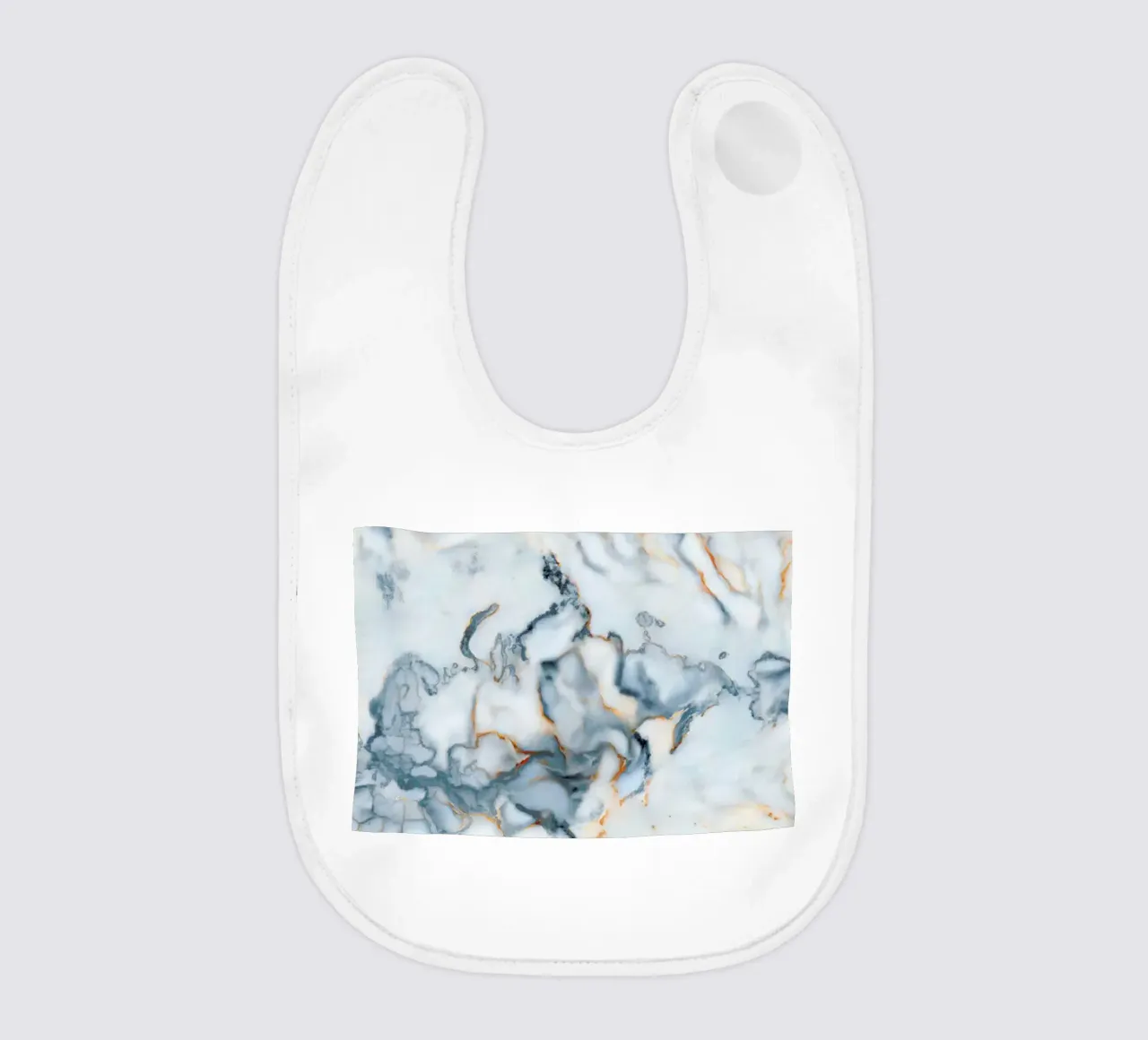 Russia Marble Map baby bib by Octavian