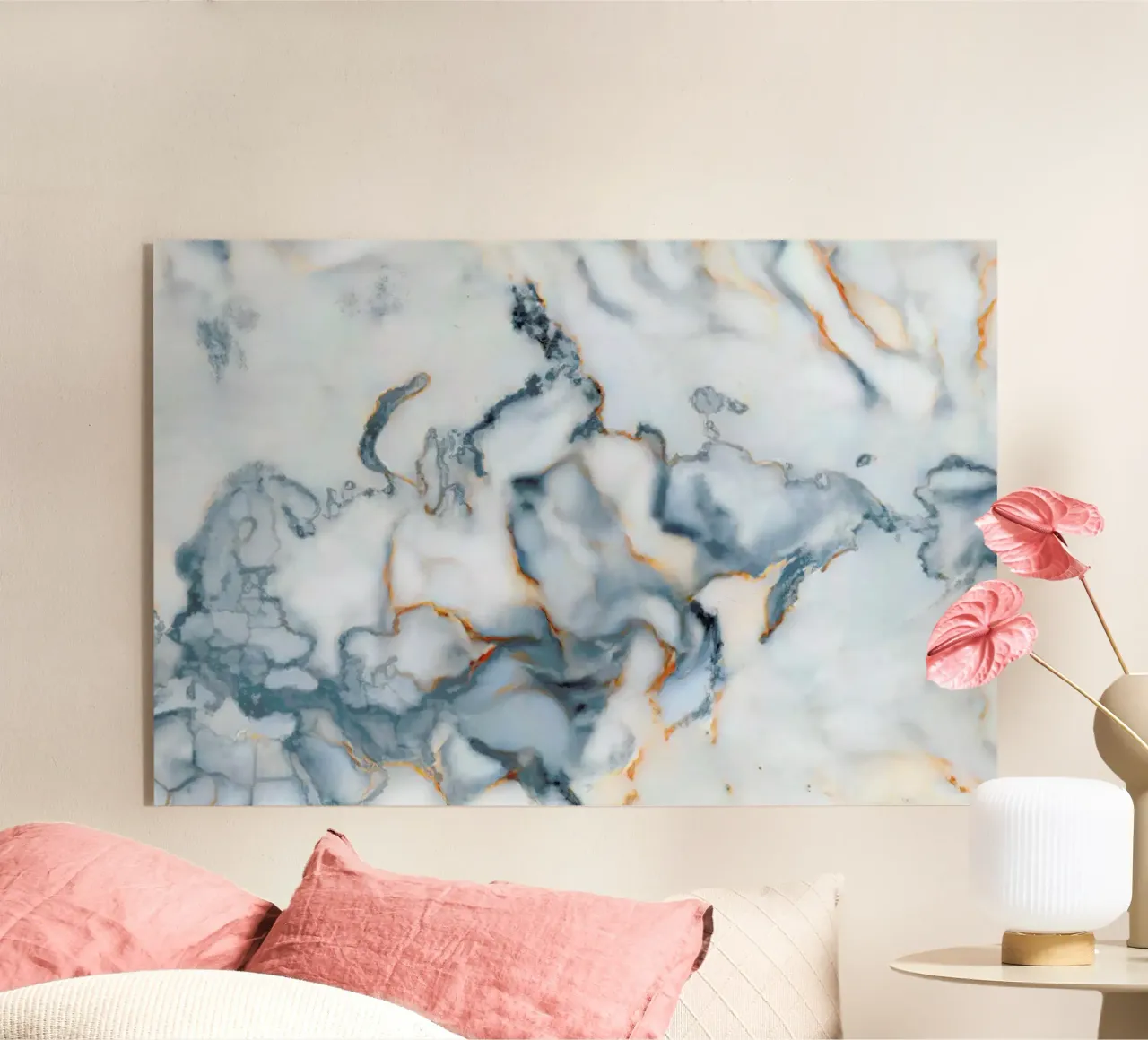 Russia Marble Map plexiglass da Octavian