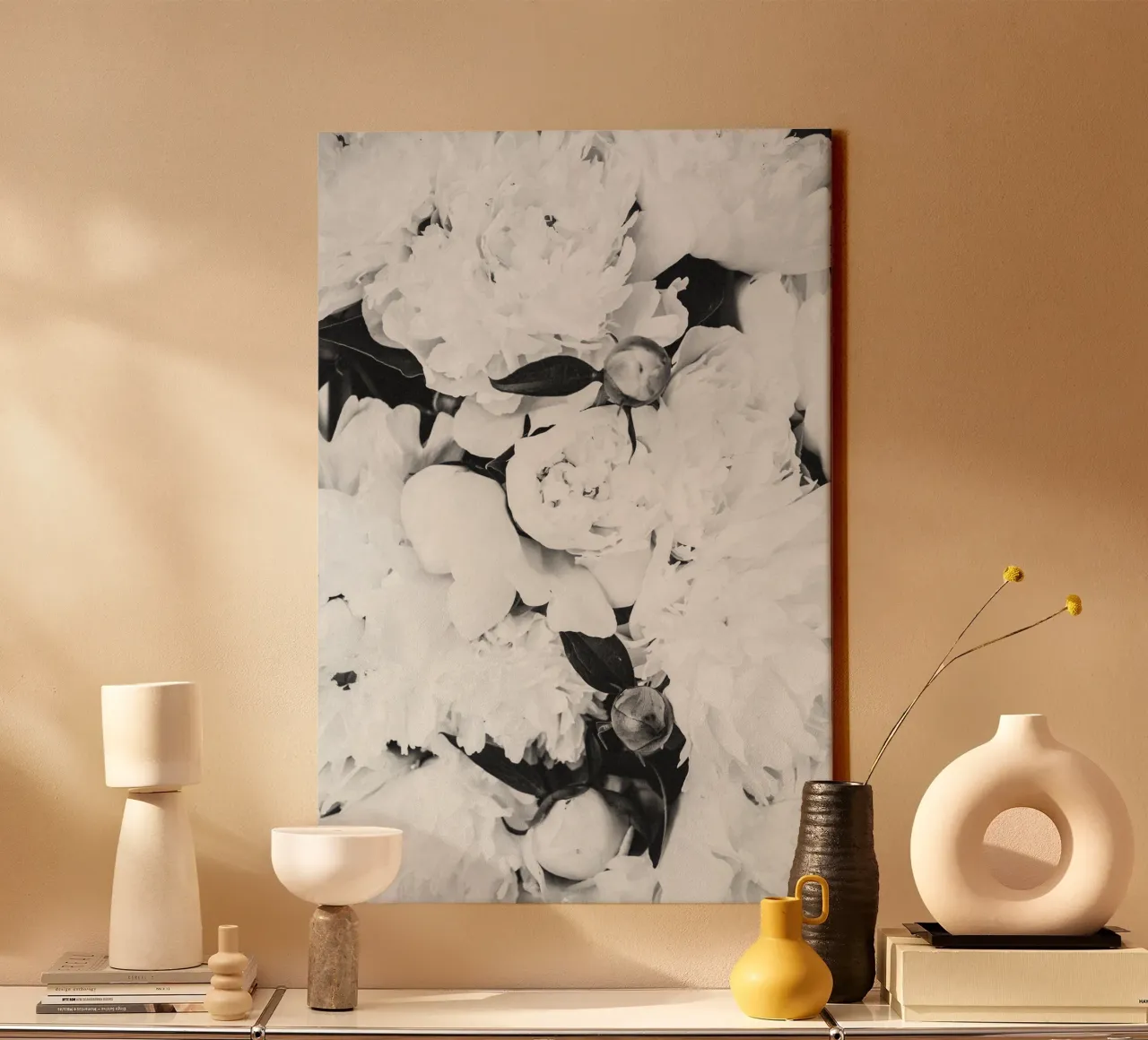 Quiete rustica tela con Cornice a cassetta da PhotoVibe Decor