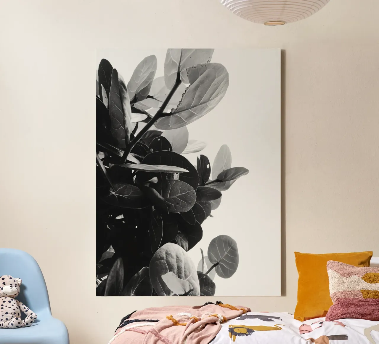 Quiete rustica tela con Cornice a cassetta da PhotoVibe Decor