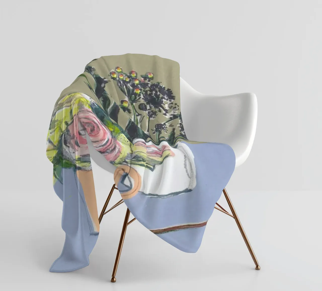 Roses & Winter Flowers coperta in pile da Stars Above Us
