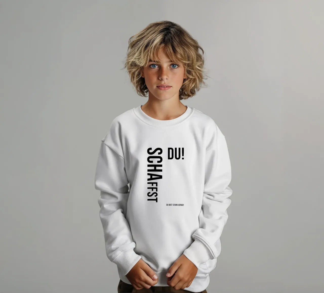 Siete in grado di gestire felpa bambino da YV TYPOGRAPHY