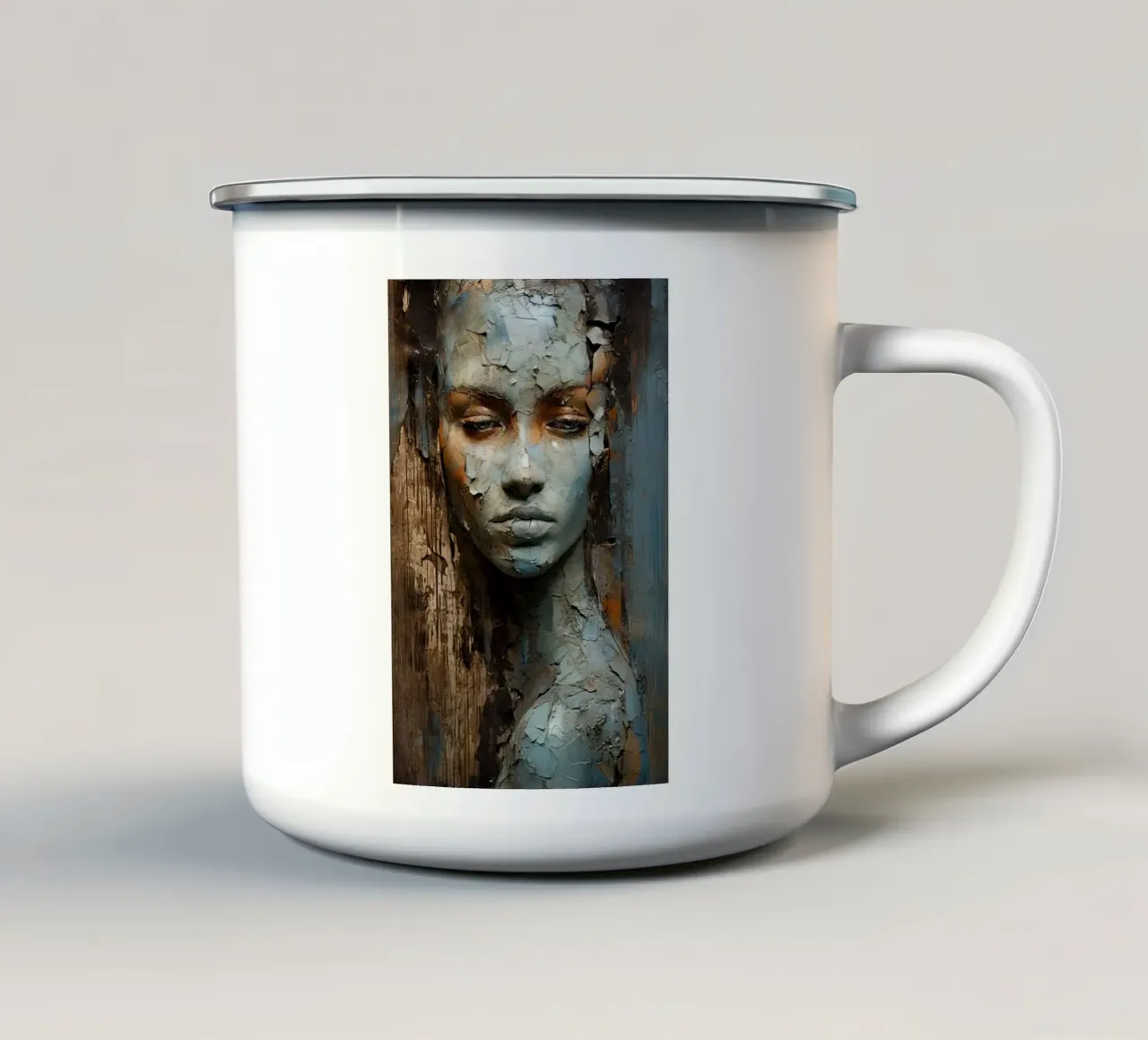 Arte da parete di Imagine tazza in smalto da Imagine
