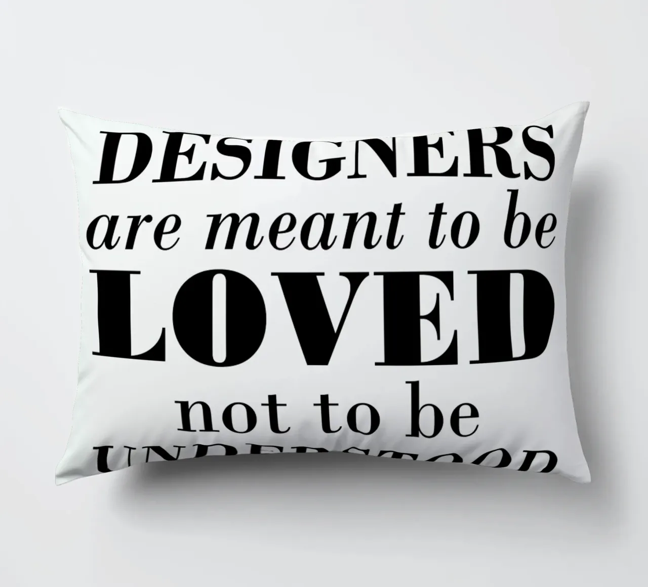 Rule 01 - Designer are meant.. cuscino da Mr Cup