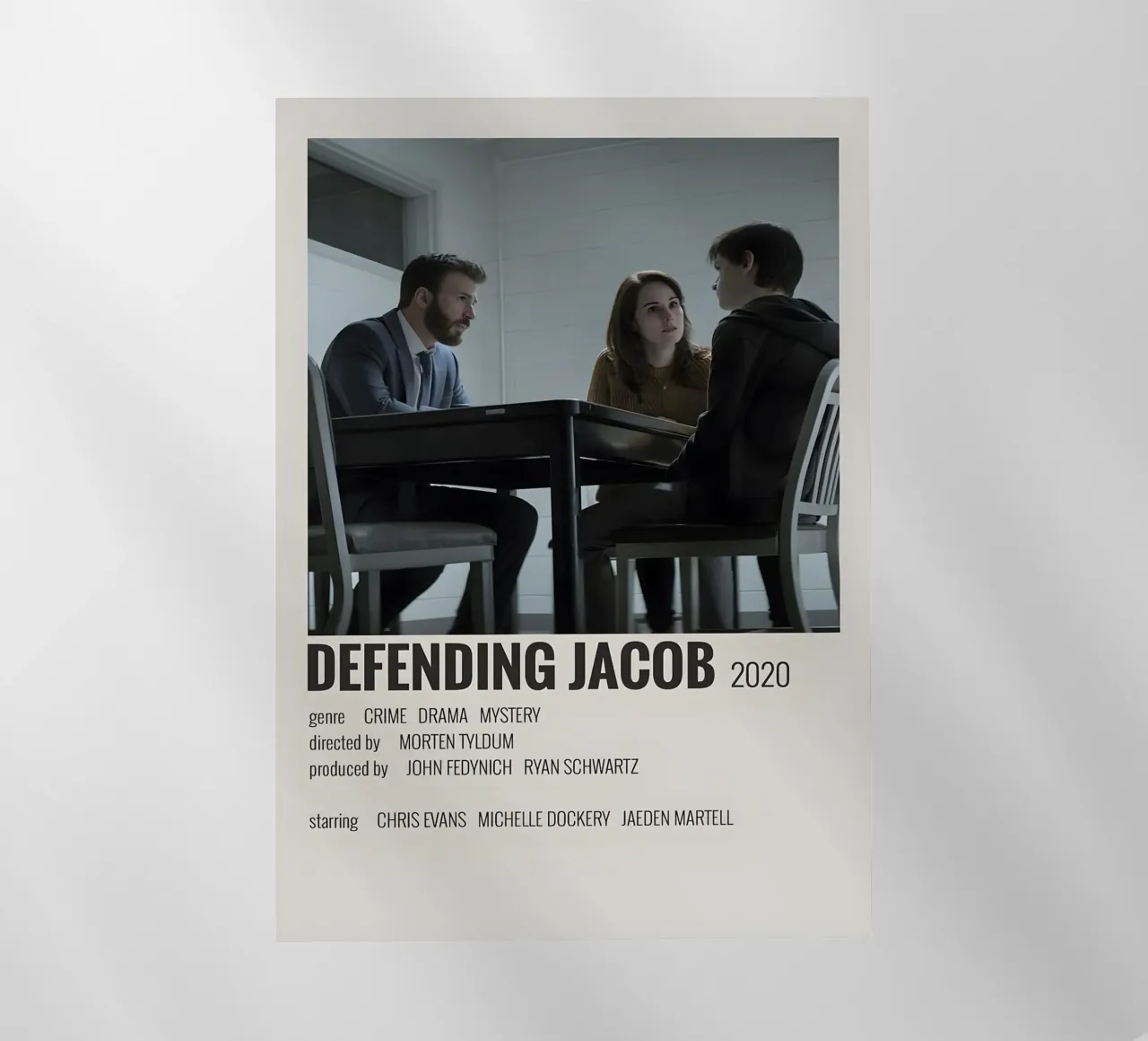 DEFENDING JACOB 2020 pellicola backlit da MVFminimalist