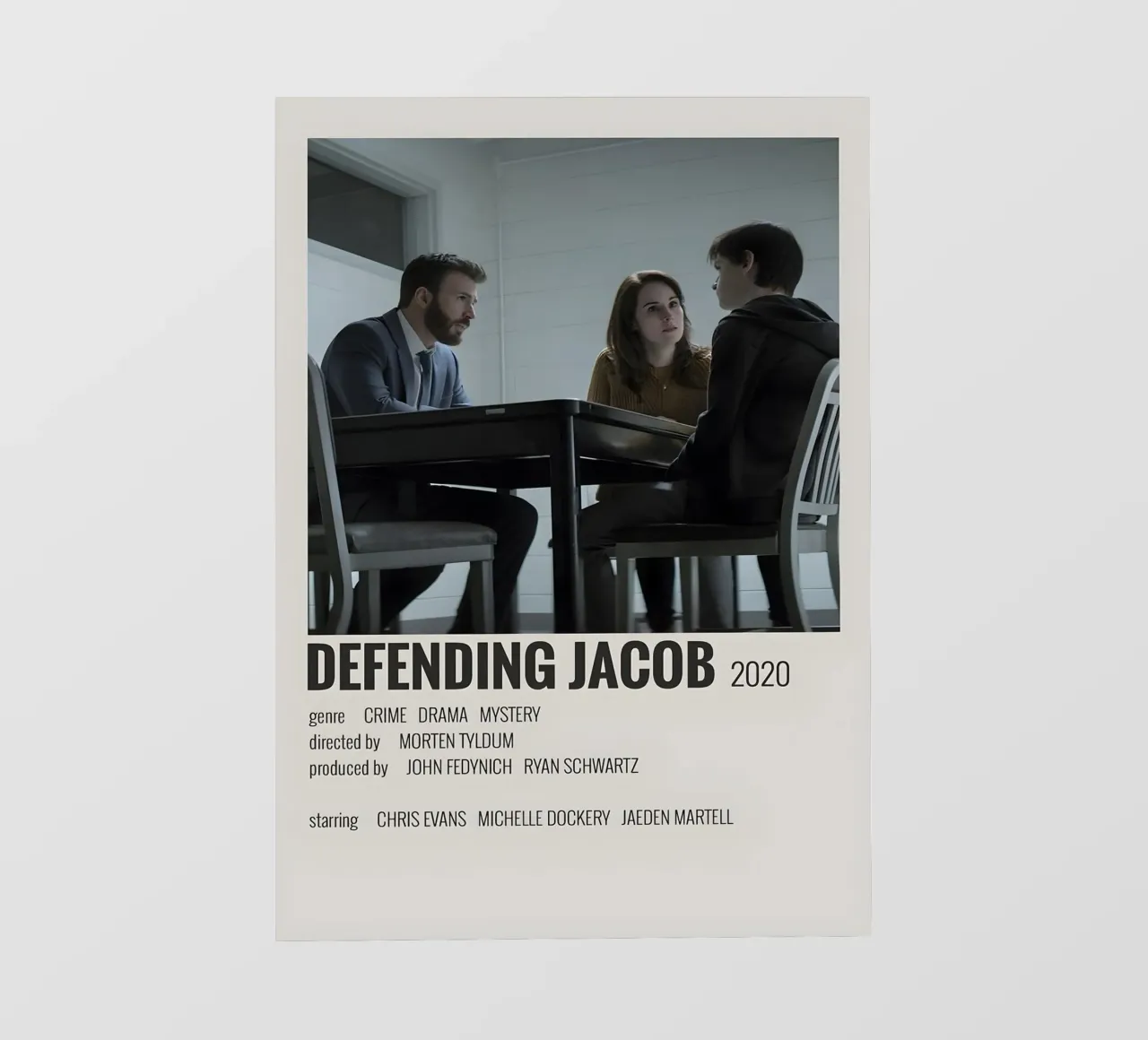 DEFENDING JACOB 2020 pellicola backlit da MVFminimalist