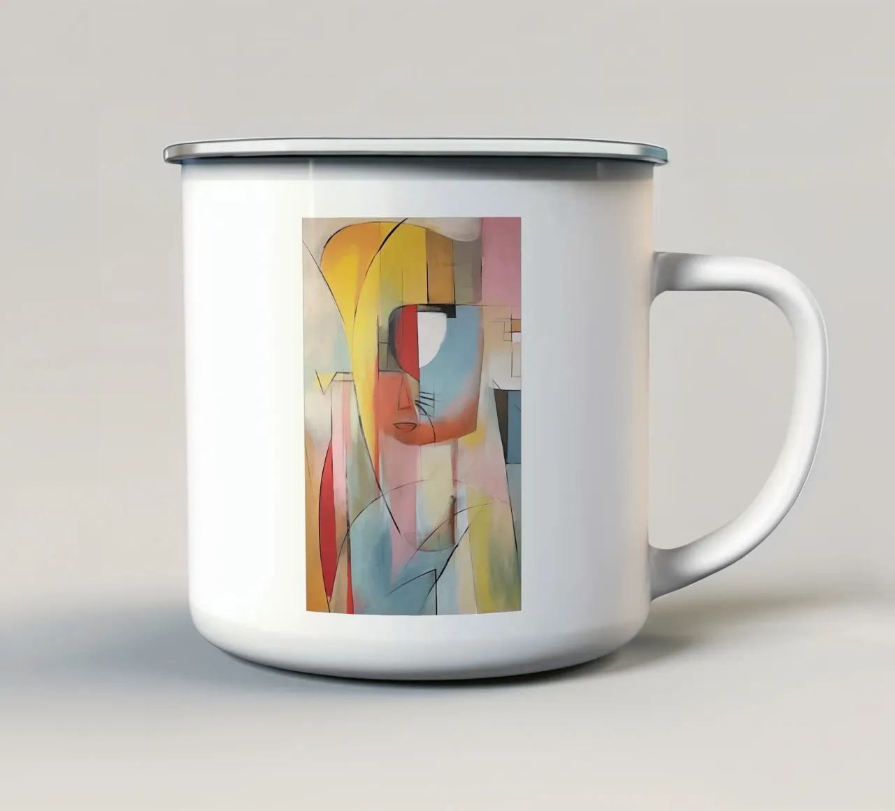 Arte da parete di Imagine tazza in smalto da Imagine