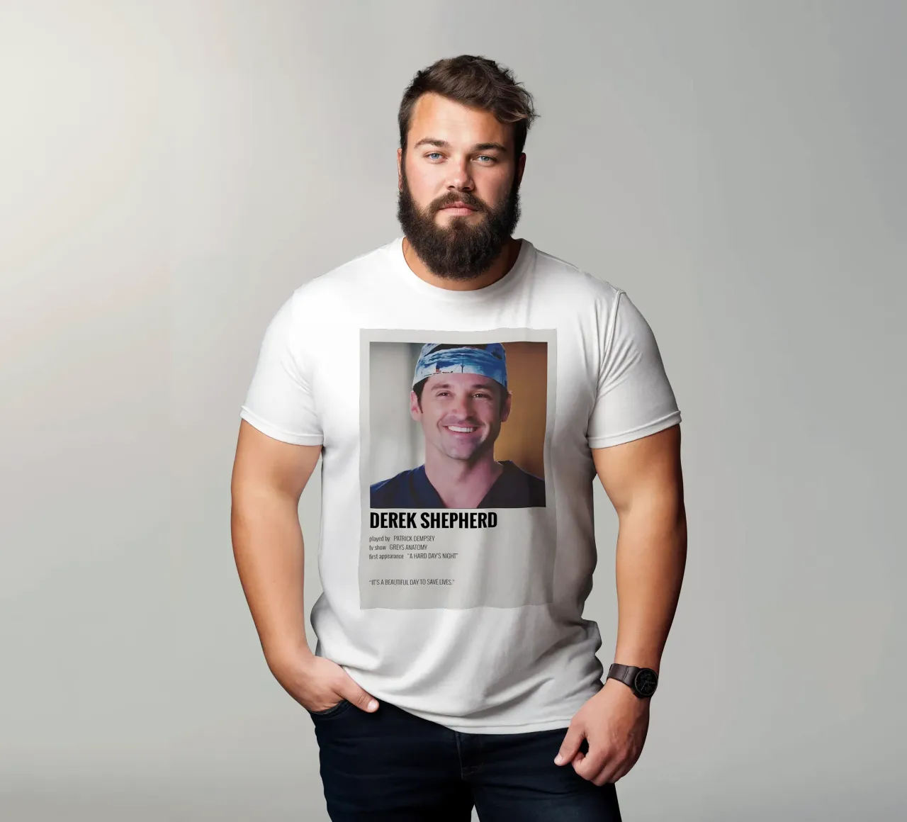 DEREK SHEPHERD t-shirt da MVFminimalist