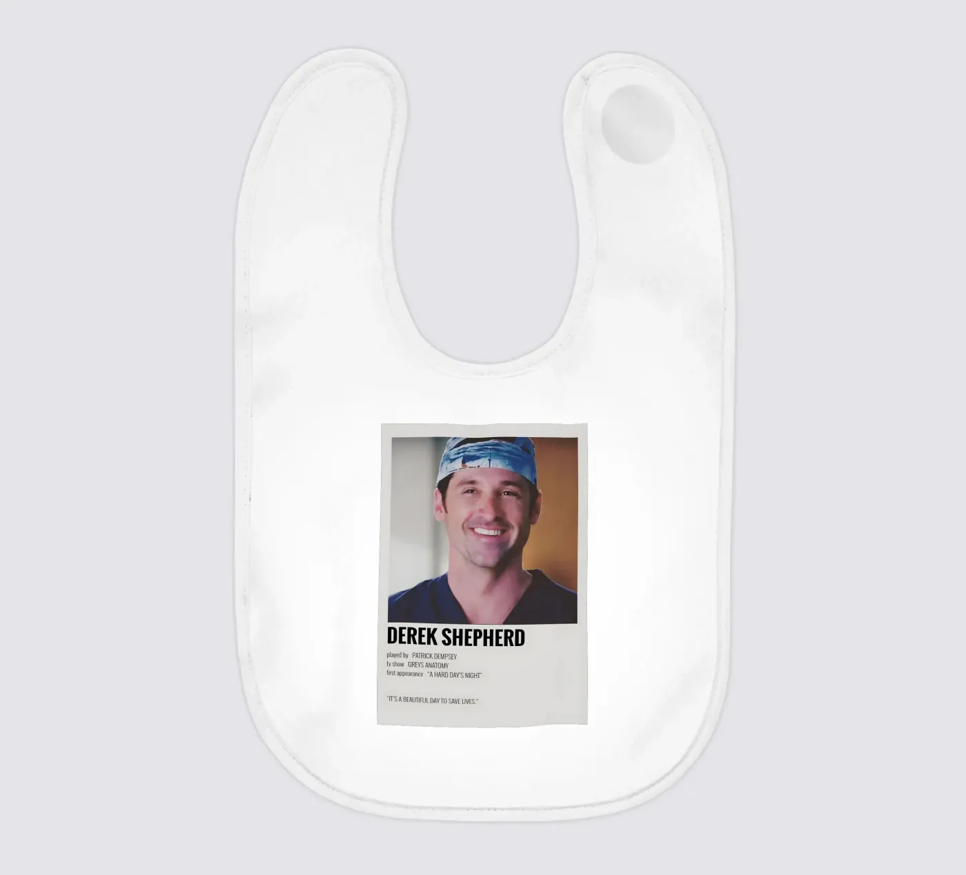 DEREK SHEPHERD bavaglino da MVFminimalist