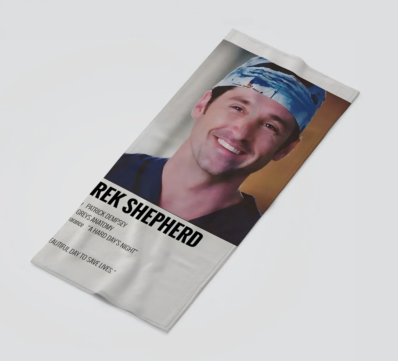 DEREK SHEPHERD telo mare da MVFminimalist