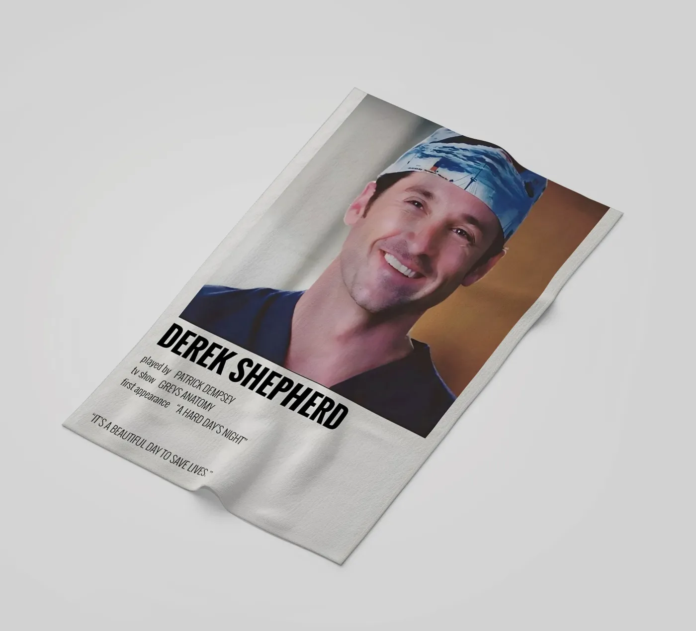 DEREK SHEPHERD telo mare da MVFminimalist