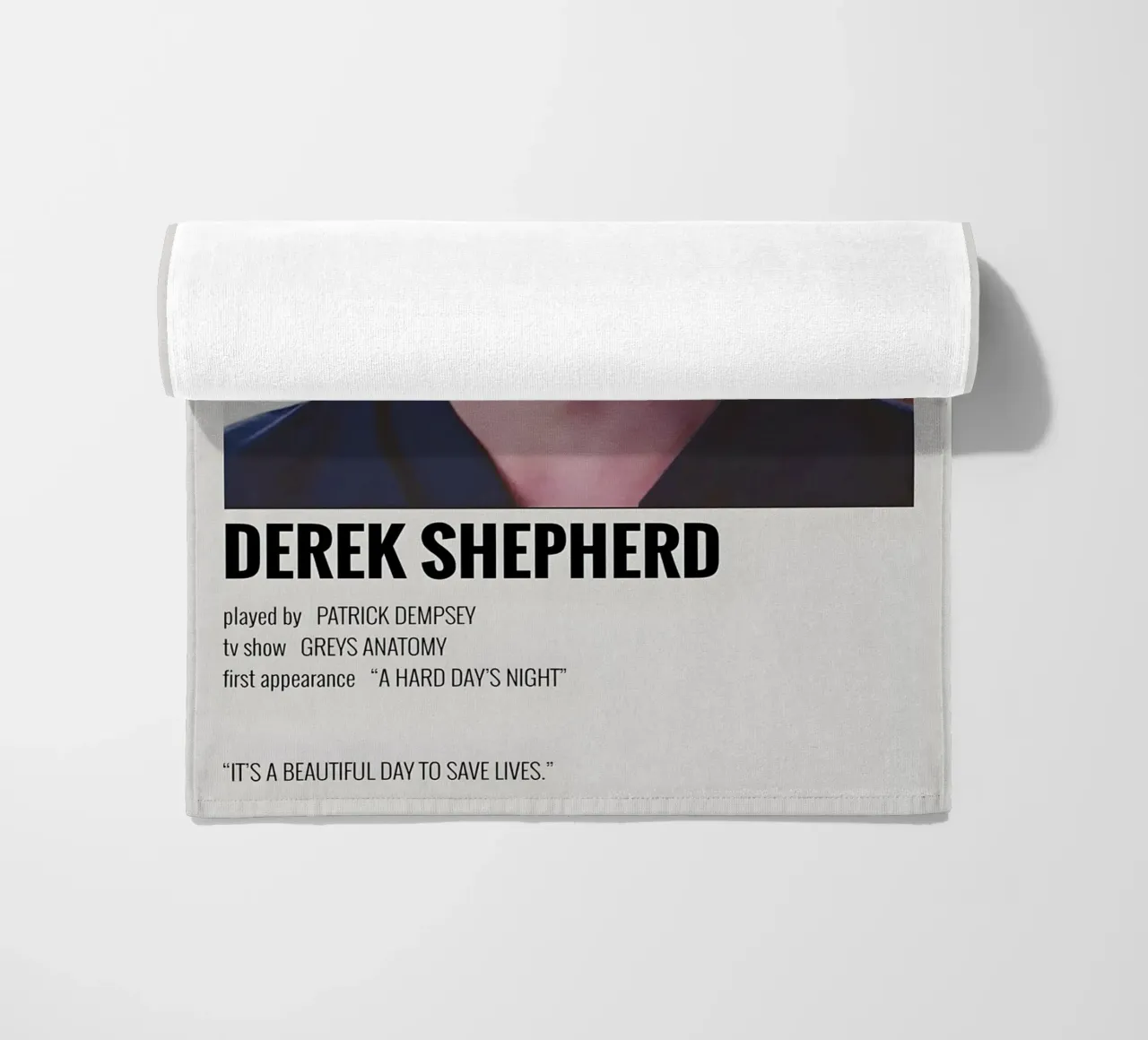 DEREK SHEPHERD telo mare da MVFminimalist