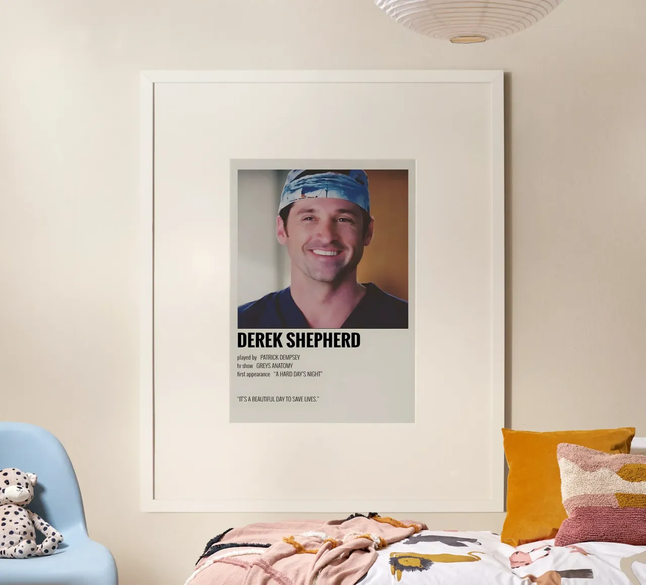 DEREK SHEPHERD poster da MVFminimalist