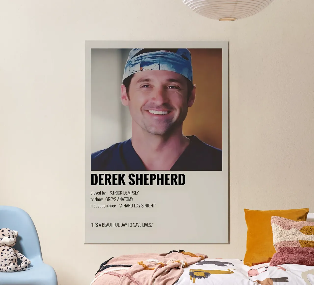 DEREK SHEPHERD poster da MVFminimalist