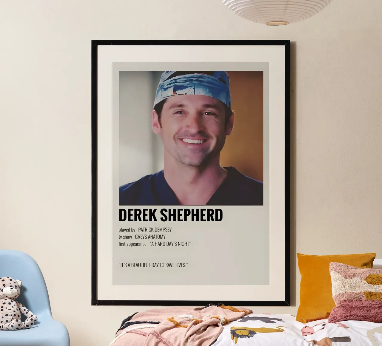DEREK SHEPHERD poster da MVFminimalist