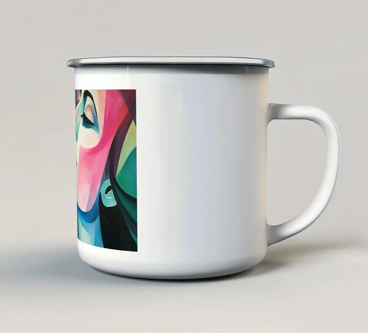 Arte da parete di Imagine tazza in smalto da Imagine
