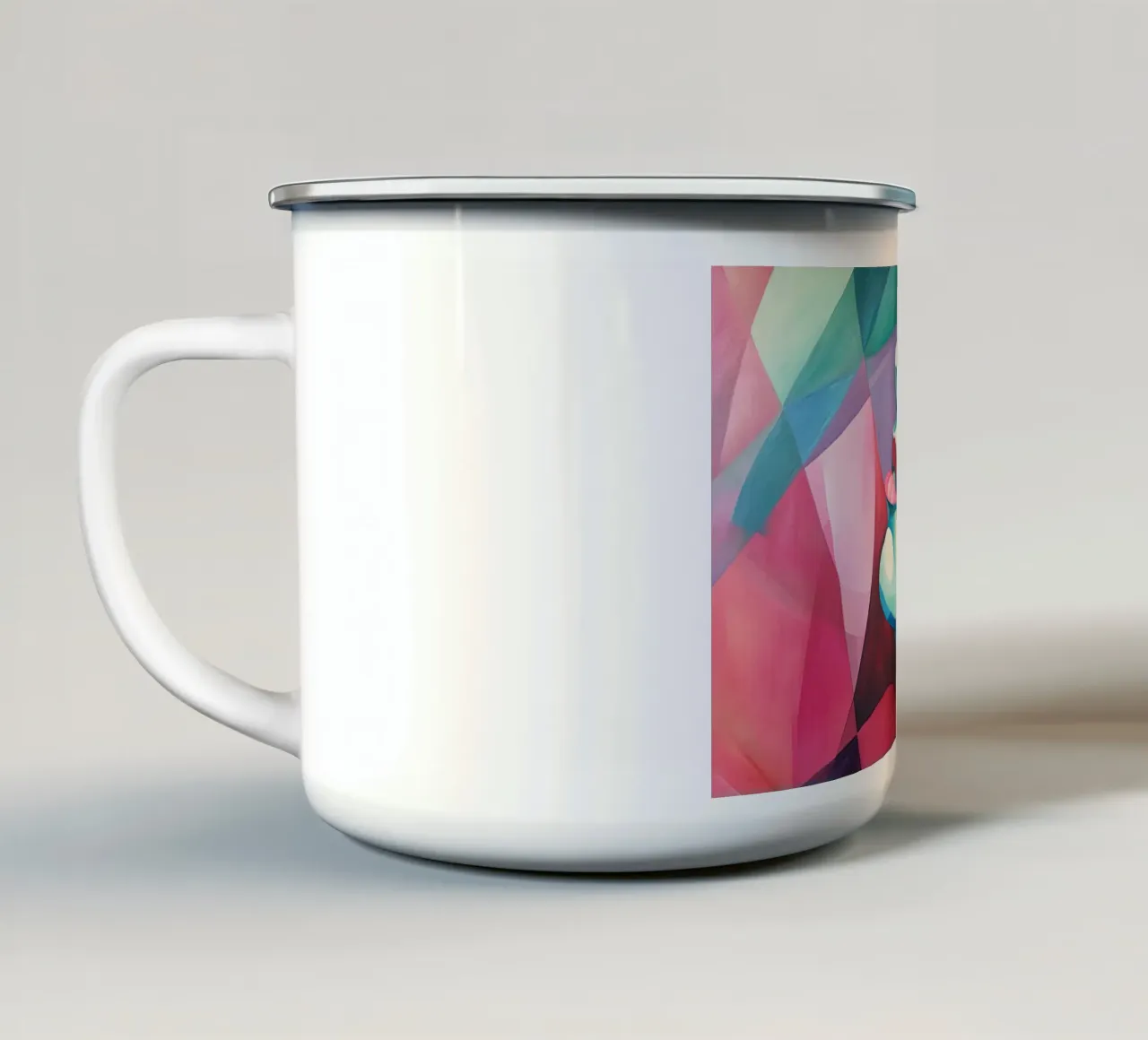 Arte da parete di Imagine tazza in smalto da Imagine