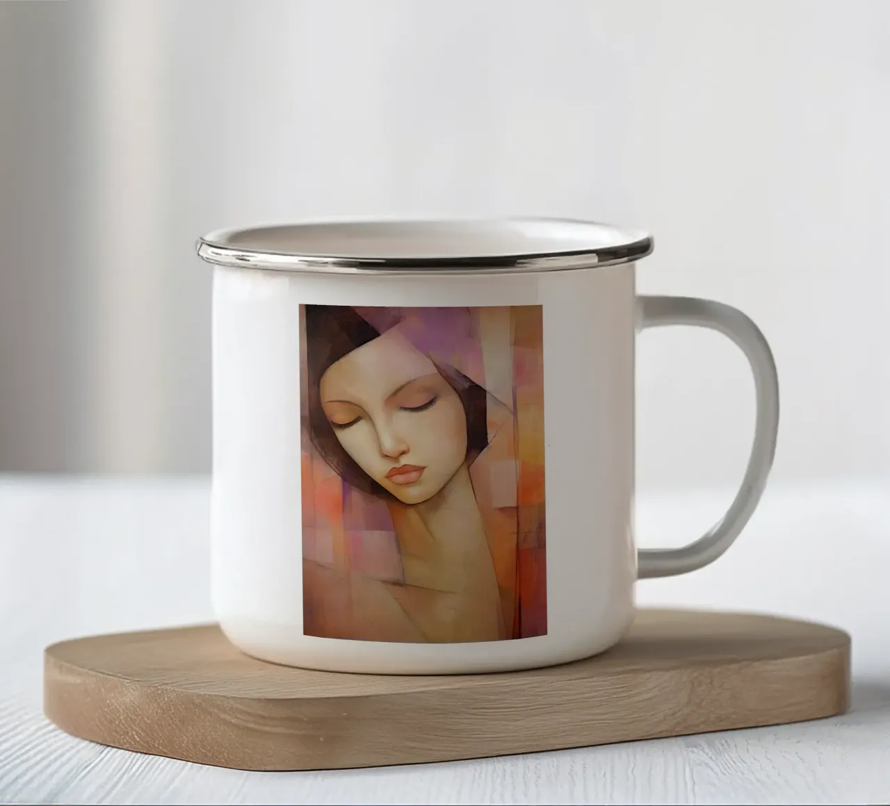 Arte da parete di Imagine tazza in smalto da Imagine