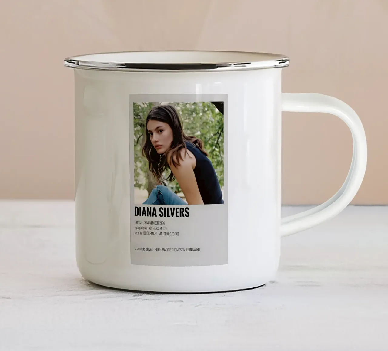 DIANA SILVERS tazza in smalto da MVFminimalist