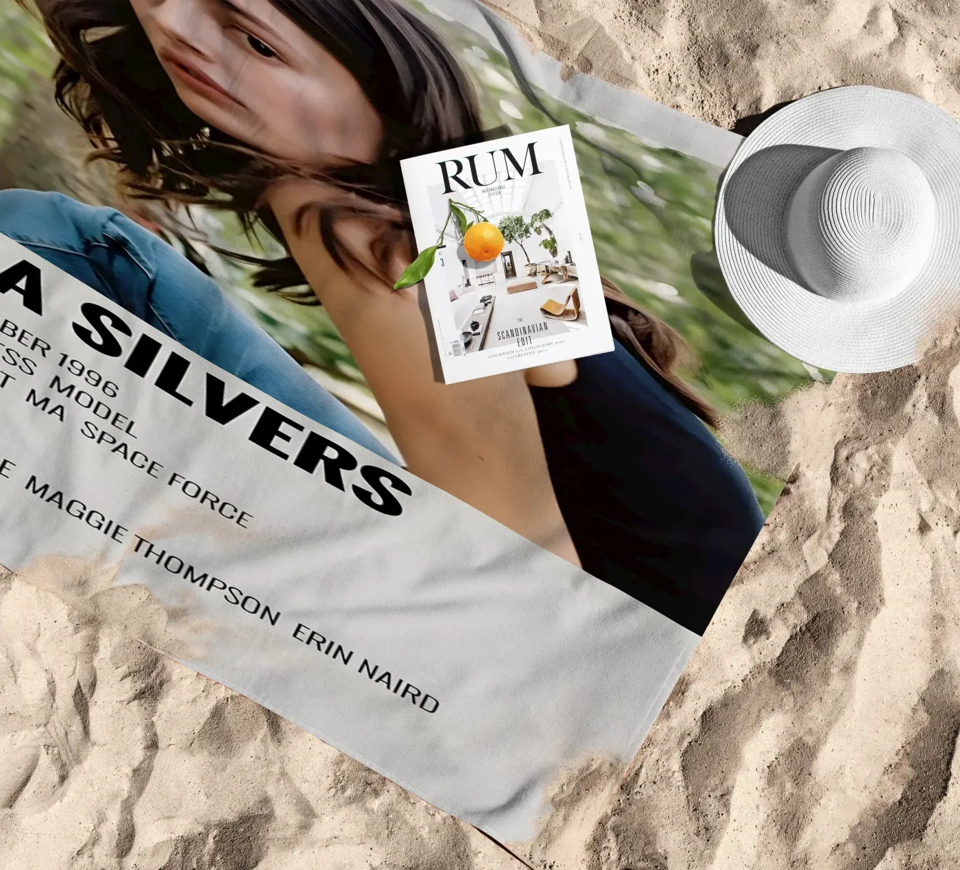 DIANA SILVERS telo mare da MVFminimalist