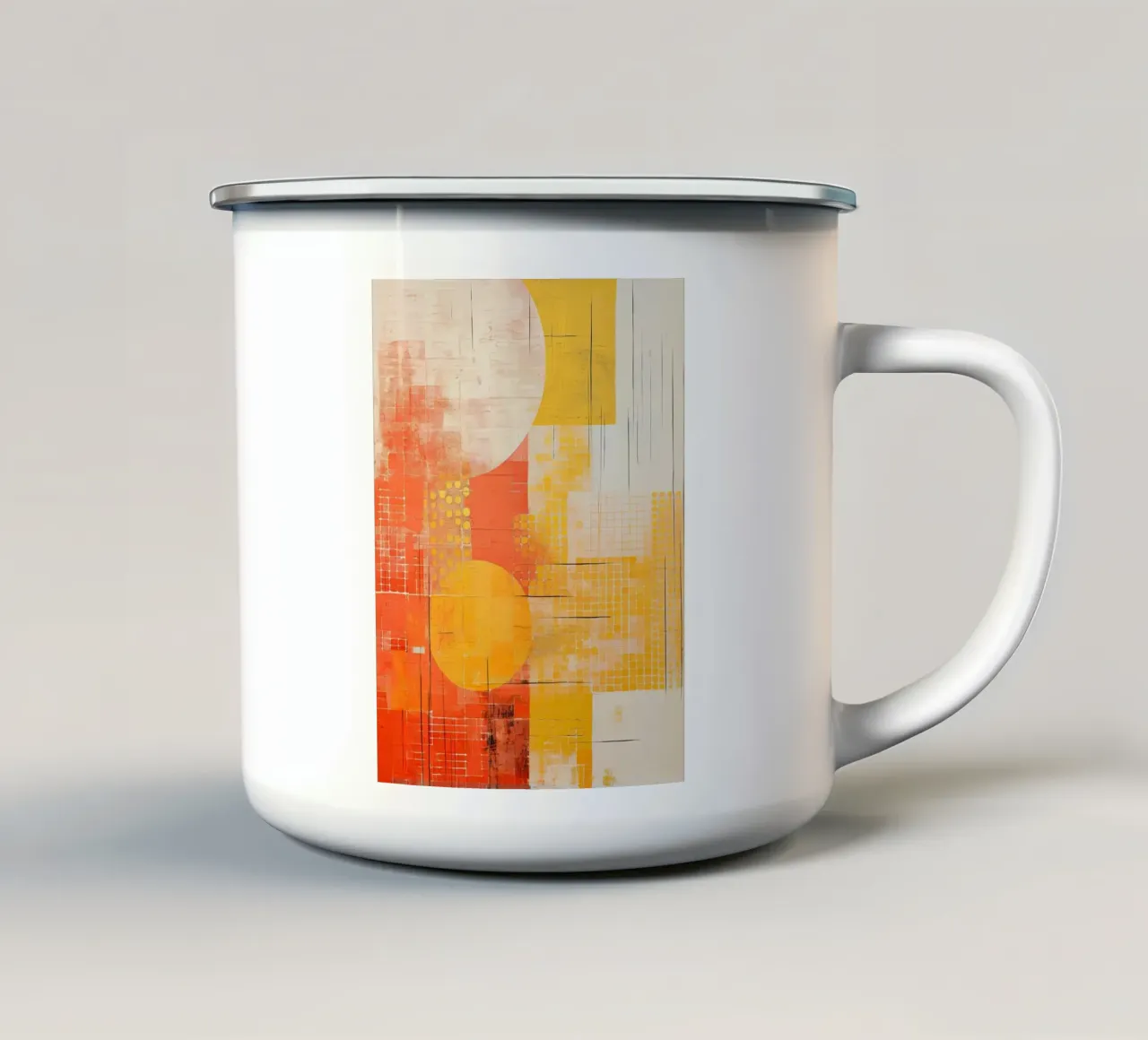 Arte da parete di Imagine tazza in smalto da Imagine