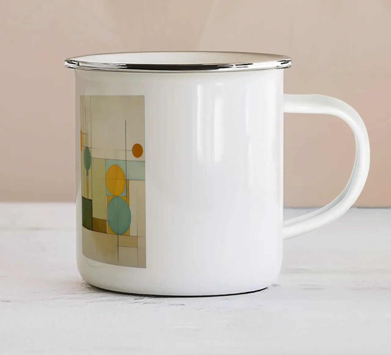 Arte da parete di Imagine tazza in smalto da Imagine