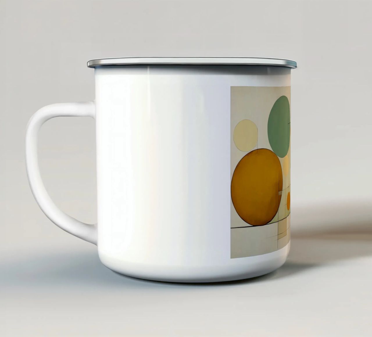 Arte da parete di Imagine tazza in smalto da Imagine