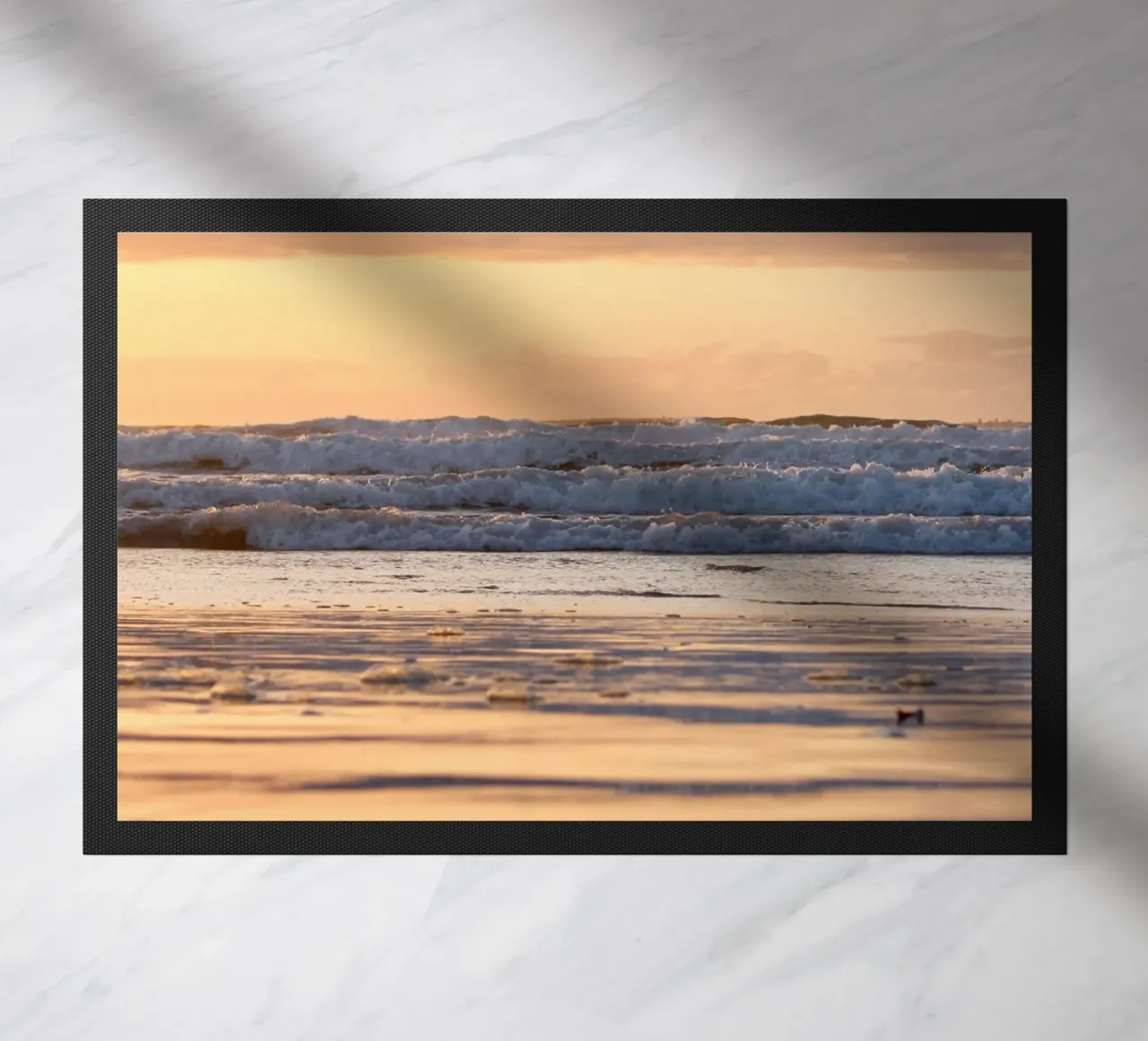 beach ocean doormat by Earthly Visions